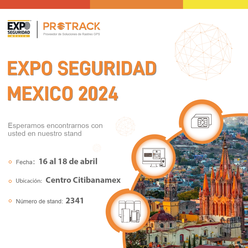 PROTRACK Trình diễn tại Expo Seguridad ở Thành phố Mexico