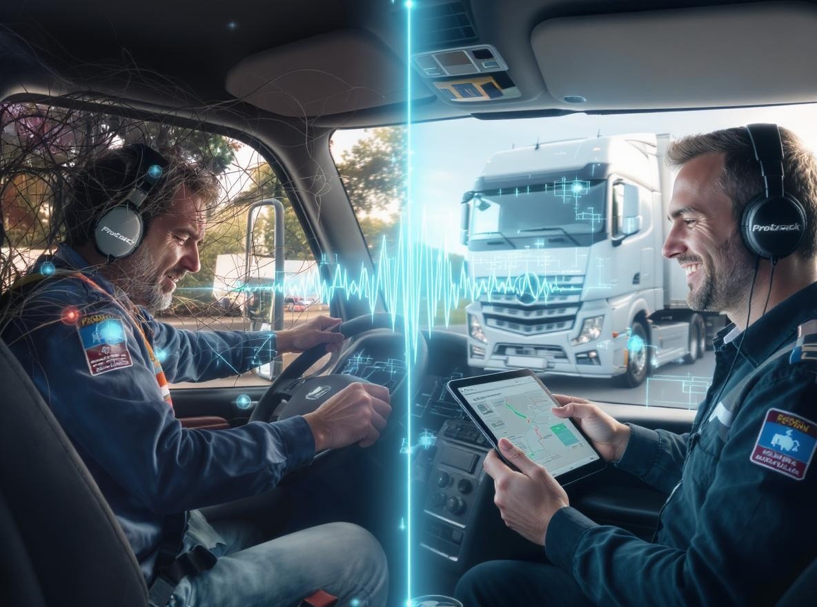 Tăng cường khả năng duy trì tài xế xe tải với công nghệ theo dõi GPS Protrack